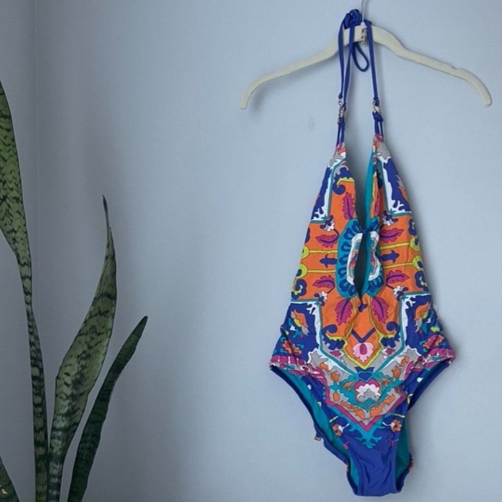 Trina Turk Tapestry Plunge USED
